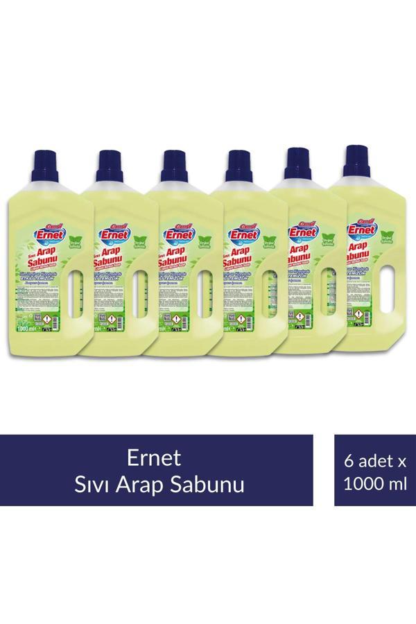 Ernet Sıvı Arap Sabunu 1 lt x 6 Adet - Image 1