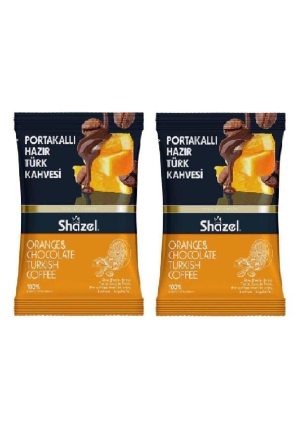 Shazel Portakallı Hazır Türk Kahvesi 100 gr x 2 Adet - Image 1
