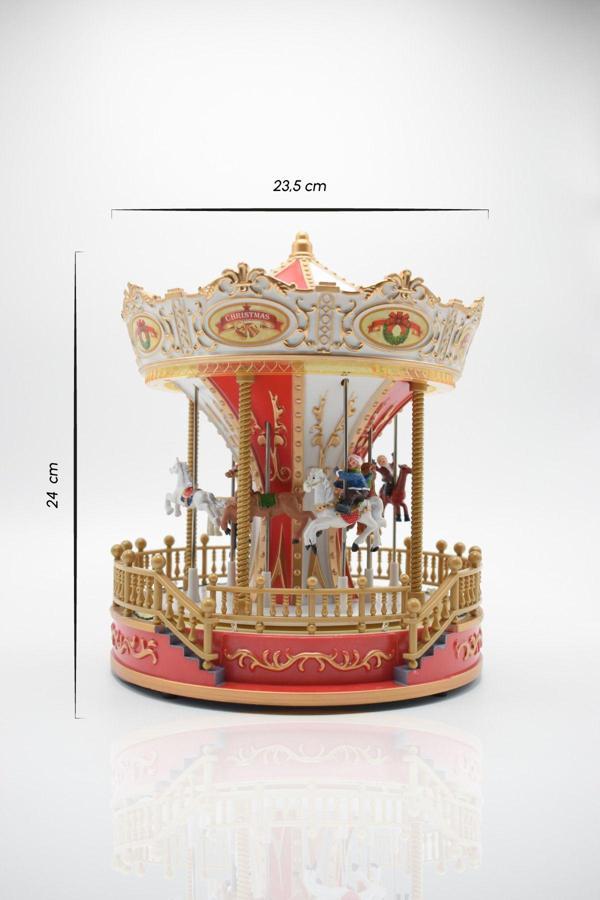 Premium Collection Yılbaşı Süsü Atlıkarınca 24 cm - Image 1