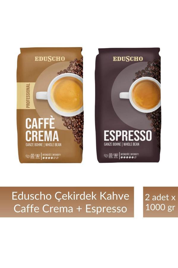 Tchibo Eduscho Espresso + Crema Professional Çekirdek Kahve 1 kg x 2 Adet  - Image 1