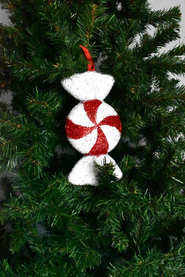 Waldern Premium Collection Parlak Şeker Süs 27x15 cm Yılbaşı Süsü - Image 1