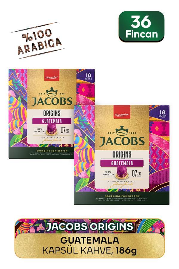 Jacobs Origins Guatemala Nespresso Uyumlu Alüminyum Kapsül Kahve 36 Kapsül - Image 1