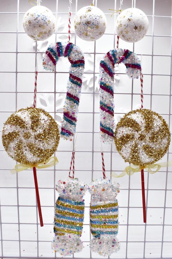 Waldern Premium Collection Luxury 12'li Mix Beyaz Süs Seti - Image 1