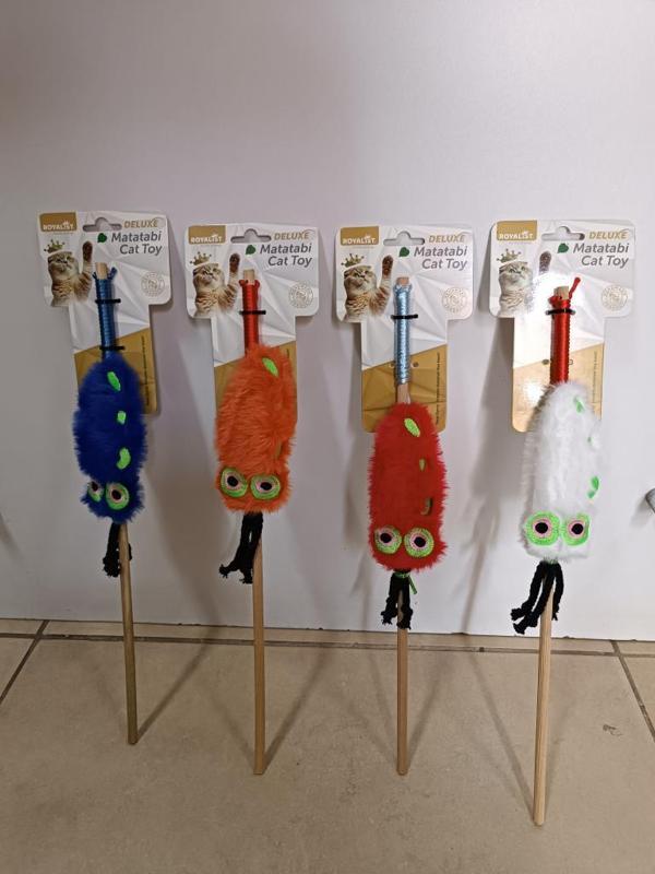 Royalist kedi oltası Matatabili Zilli 42 cm sap  - Image 1