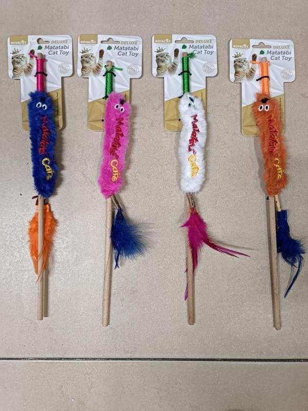 Royalist kedi oltası Matatabili Zilli 42 cm sap  - Image 1