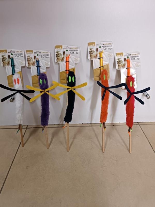 Royalist kedi oltası Matatabili Zilli 42 cm sap  - Image 1