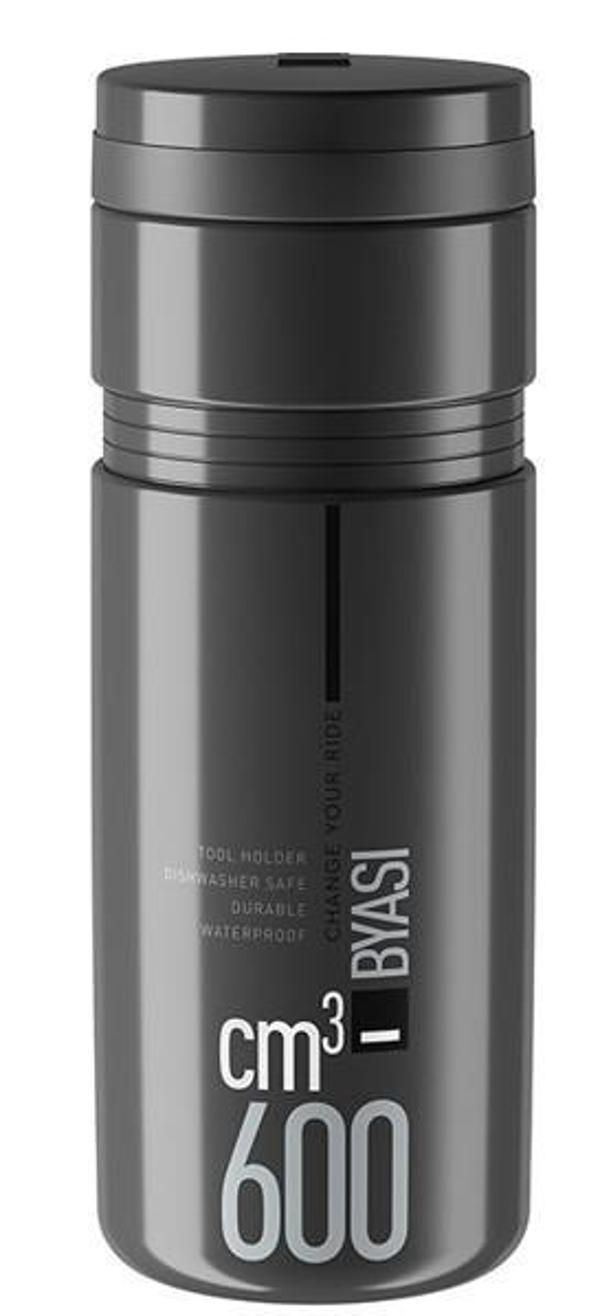 Elite-Byası Bisiklet Alet Kutusu 600 ml Gri Renk Kırılmaya Isıya Dayanıklı Alet Matarası (0111816) - Image 1