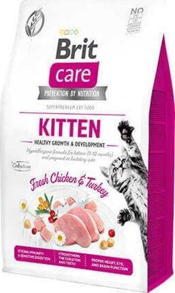Brit Care Hipoalerjenik Kitten Tahılsız Tavuk ve Hindili Yavru Kedi Maması 7 Kg - KONG - Image 1
