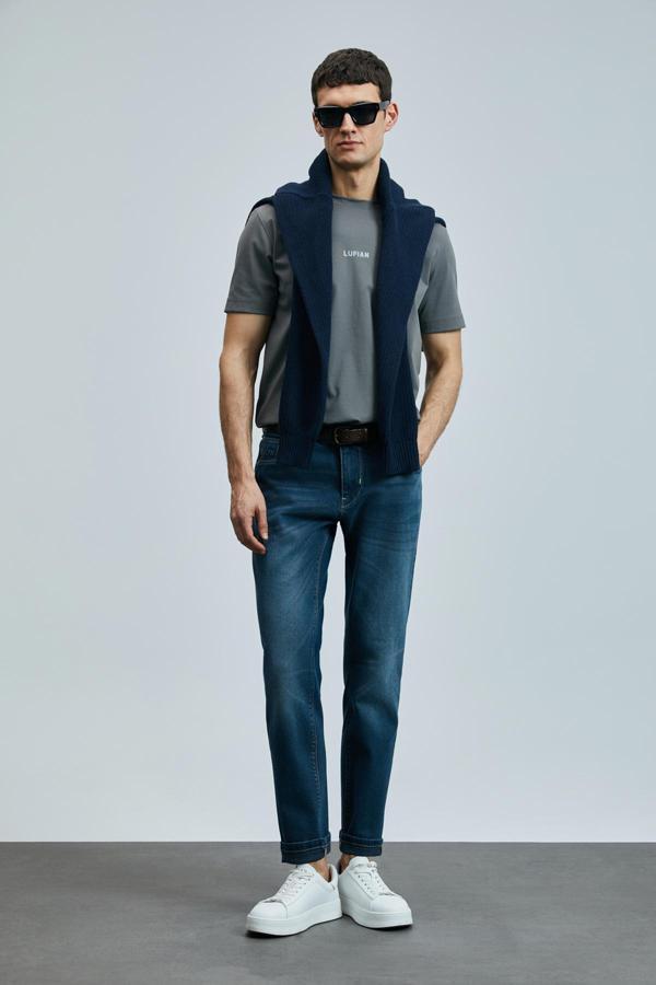 Lufian Eduard Smart Erkek Jean Pantolon 111200195 - Image 1