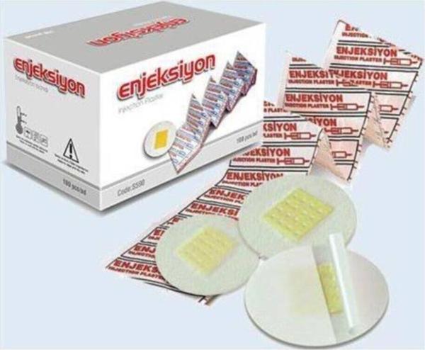 Uni Enjeksiyon Bandı 100 Lük Kutu - 20 Kutu (2000 Adet) - 2.2Cm - Image 1