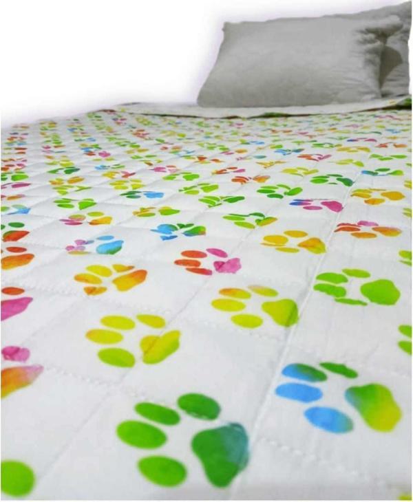 Pati Desenli Çift Taraflı 7kg 150x200 Ağır Yorgan/Battaniye - Image 1