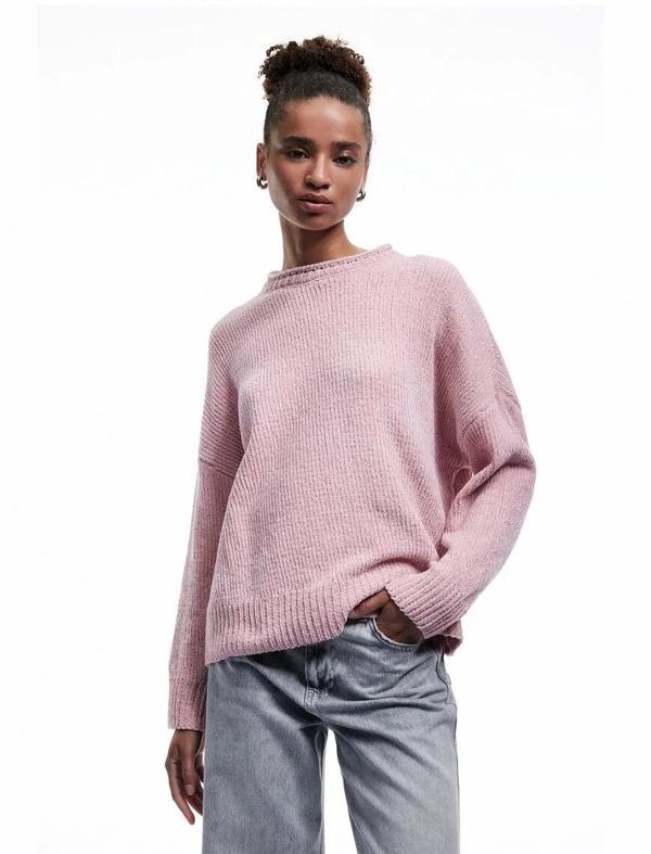 Koton Bisiklet Yaka Basic Kadın Triko Kazak 6WAL90004IT - Image 1