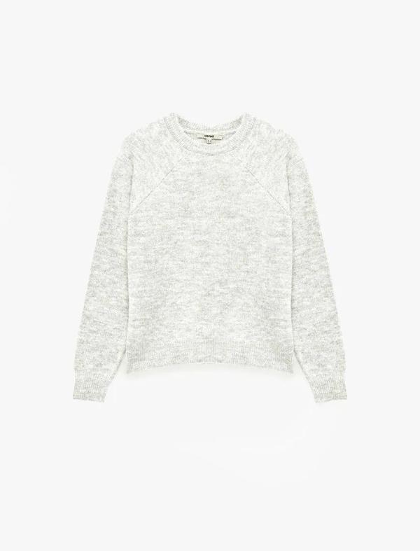 Koton Bisiklet Yaka Basic Kadın Triko Kazak 6WAK90022HT - Image 1