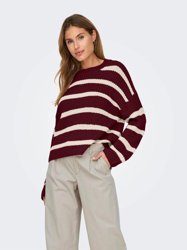 Jdy Jdyjusty L/S Stripe Pullover Kadın Kazak 15264902 - Image 1