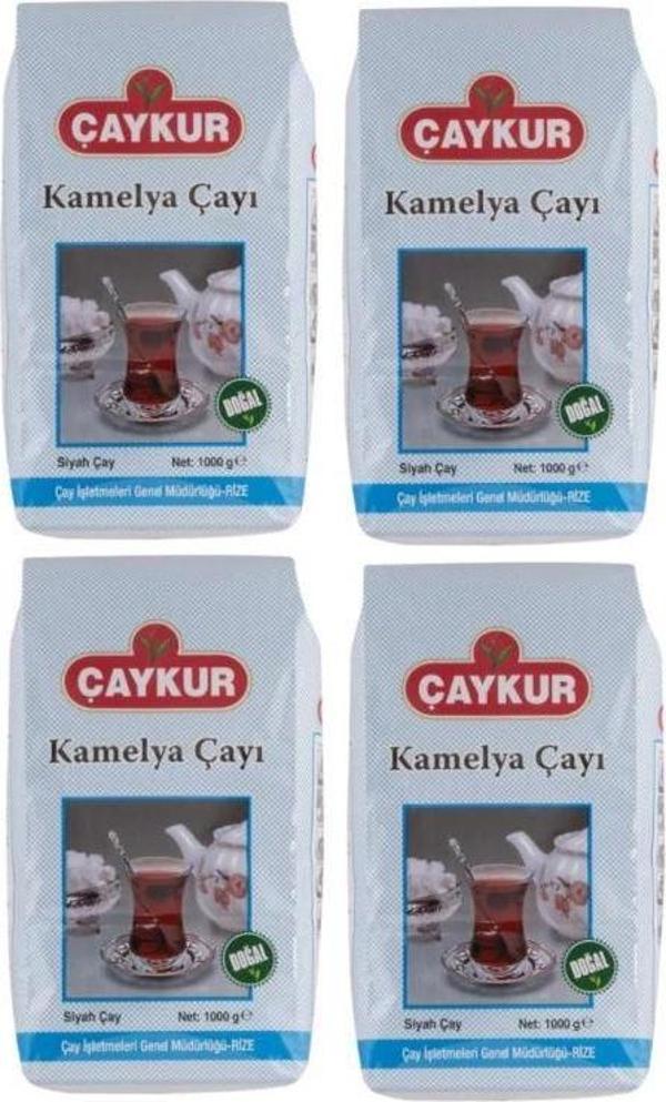 Çaykur Kamelya Siyah Dökme Çay 4 x 1 kg - Image 1