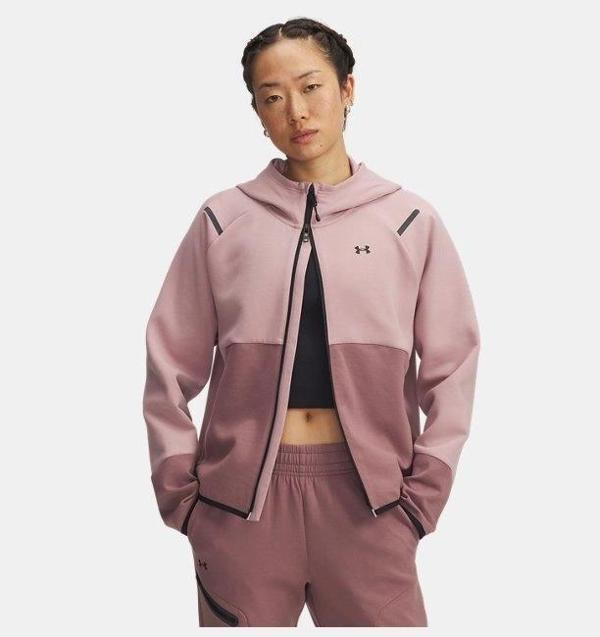 Under Armour Unstoppable Fleece Fz Kadın Fermuarlı Sweatshirt 1379842-673 - Image 1