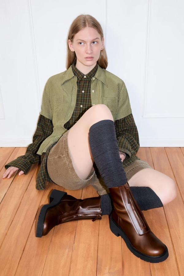 Camper Milah Deri Orta Boy Kadın Bot K400776-007 - Image 1