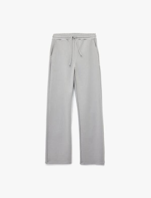 Koton Yüksek Bel Modal Karışımlı Geniş Paça Kadın Eşofman Altı 6WAK40146NK - Image 1