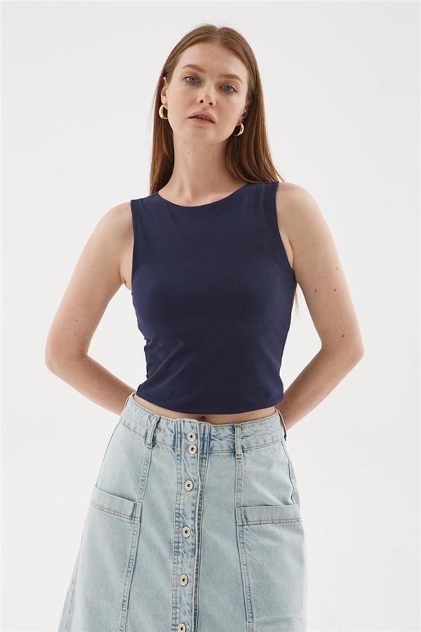 Fashion Friends Kadın Crop Bluz 25Y0326K1 - Image 1