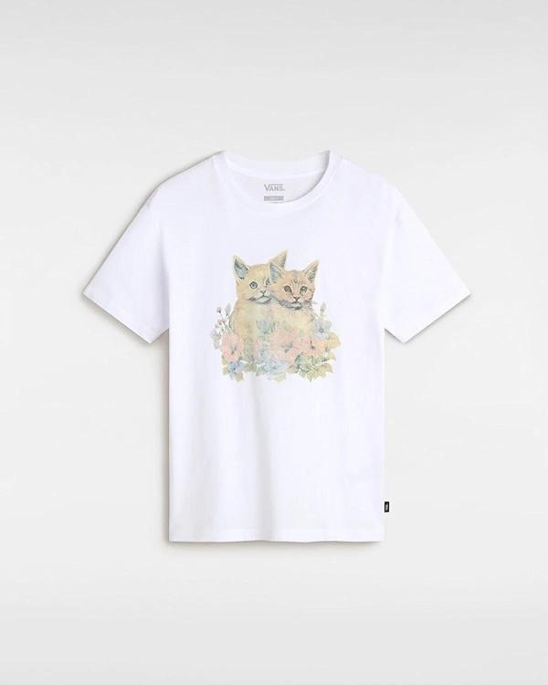 Vans Smitten Oversized Ss Kadın T-shirt VN000MD2WHT1 - Image 1