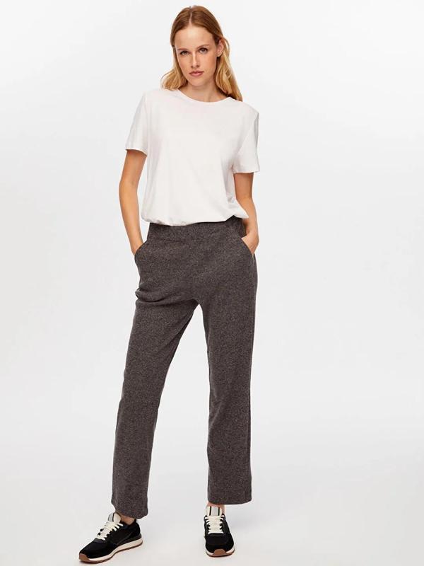 Faik Sönmez Kaşkorse Örme Wide Leg Fit Kadın Eşofman Altı W26ESA001 - Image 1