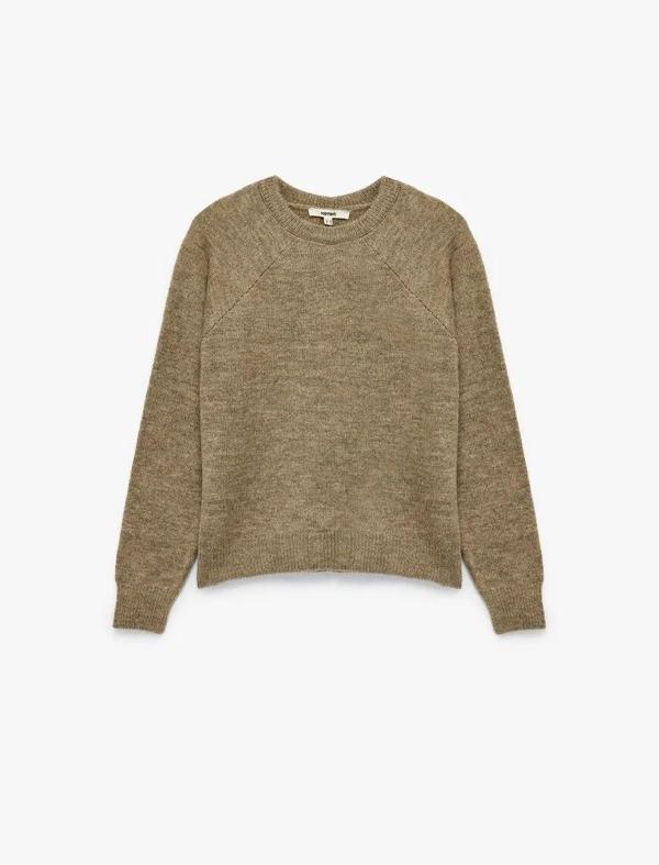 Koton Bisiklet Yaka Basic Kadın Triko Kazak 6WAK90022HT - Image 1