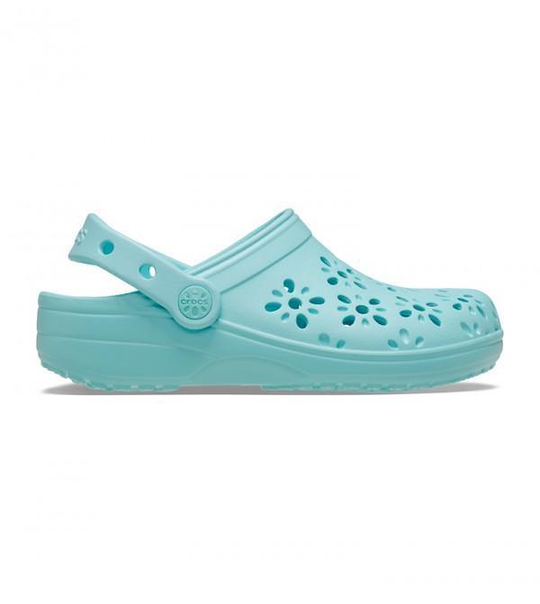 Crocs Classic Floral Cut Out Clog Kız Bebek Terlik 210944 - Image 1
