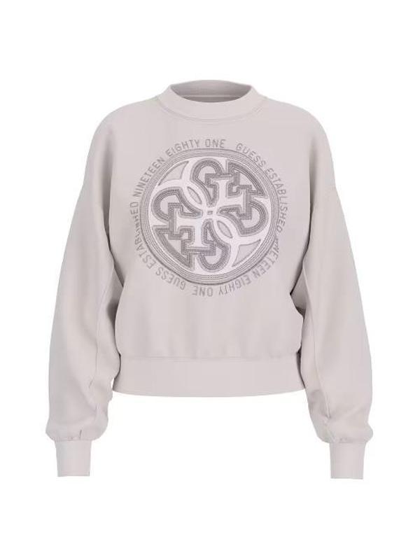 Guess Cn 4G Logo Hofix Kadın Sweatshirt W5YQ07KB681 - Image 1