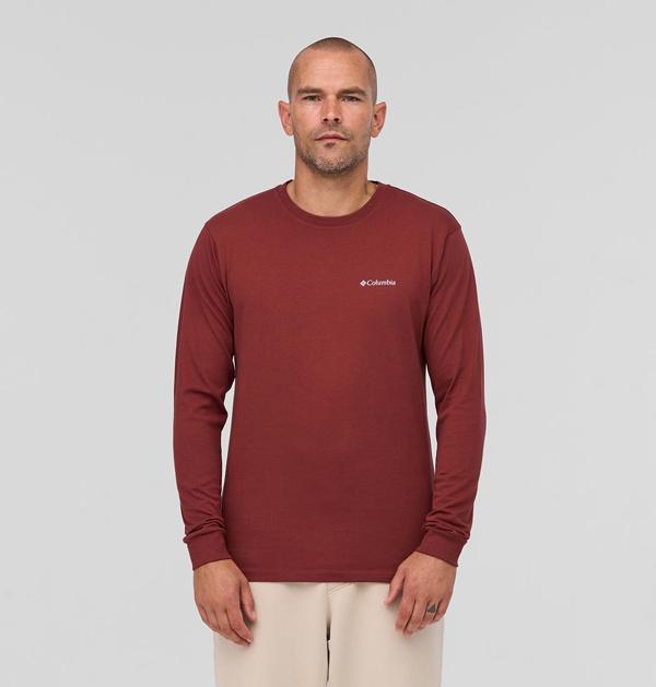 Columbia Cs0354 Csc M Basic Sm Logo Ls Tee Erkek Uzun Kollu T-Shirt 9110161681 - Image 1