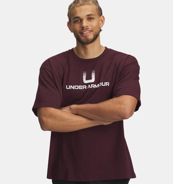 Under Armour Ua Hwt U Logo Ss Erkek T-Shirt 6005150-600 - Image 1