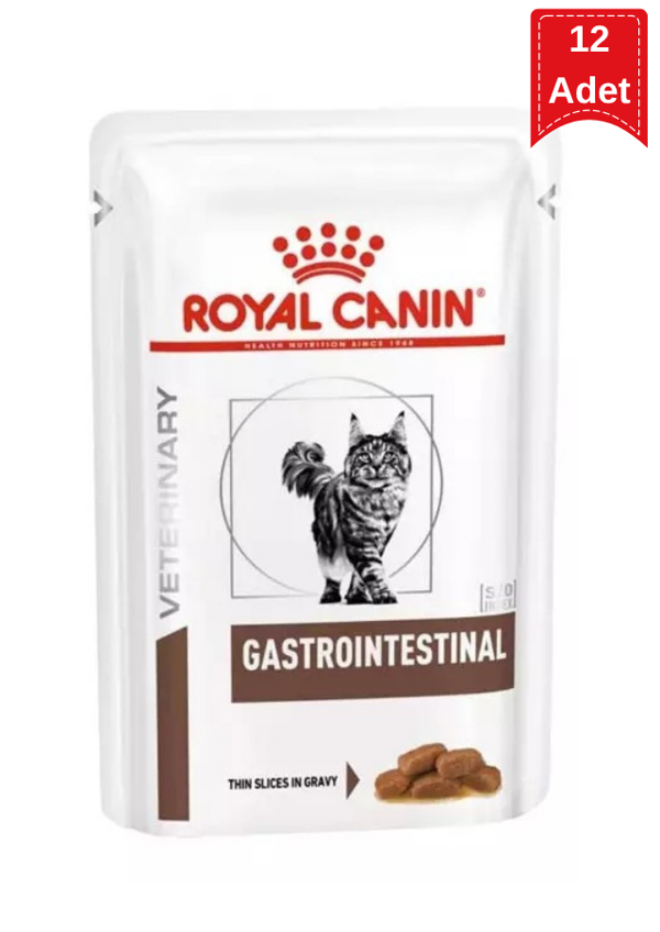 Royal Canin Veterinary Gastrointestinal Pouch Kedi Yaş Maması 85 Gr x 12 Adet - Image 1