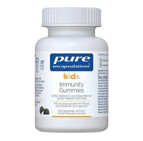 Pure Encapsulations Kids Immunity 60 Gummies - Image 1