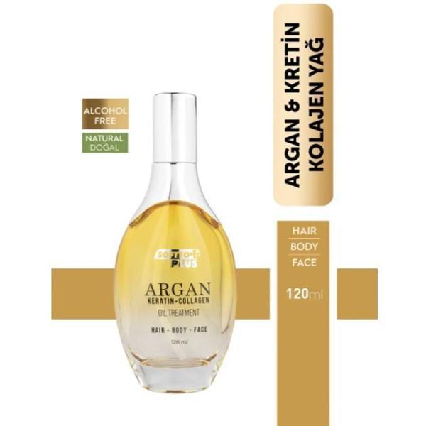 Softto Plus Argan İçerikli Saç Vücut ve Cilt Bakım Yağı 120 ml - Image 1