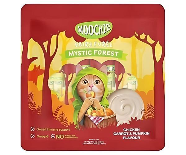 Moochie Tavuk Havuç ve Bal Kabaklı Krema Kedi Ödülü 25 x 15gr - Image 1