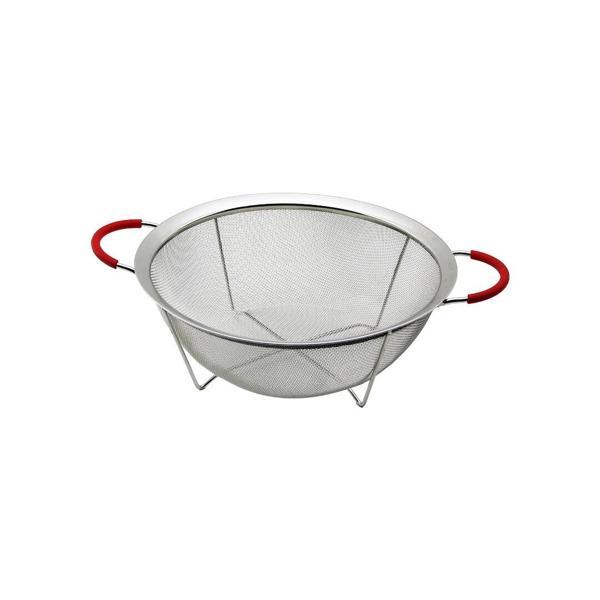 22cm Tel Sepet Metal Süzgeç Silikon Kılıflı Kulp Metal Çerçeve - Ayak - Image 1