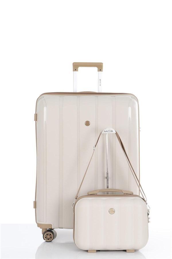 Polipropilen 2'li Valiz Seti Büyük & Makyaj V305 - Image 1