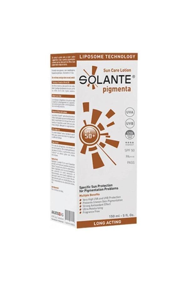 Solante Pigmenta Spf50+ Güneş Koruyucu Losyon 150Ml | Leke Karşıtı Bakım - Image 1