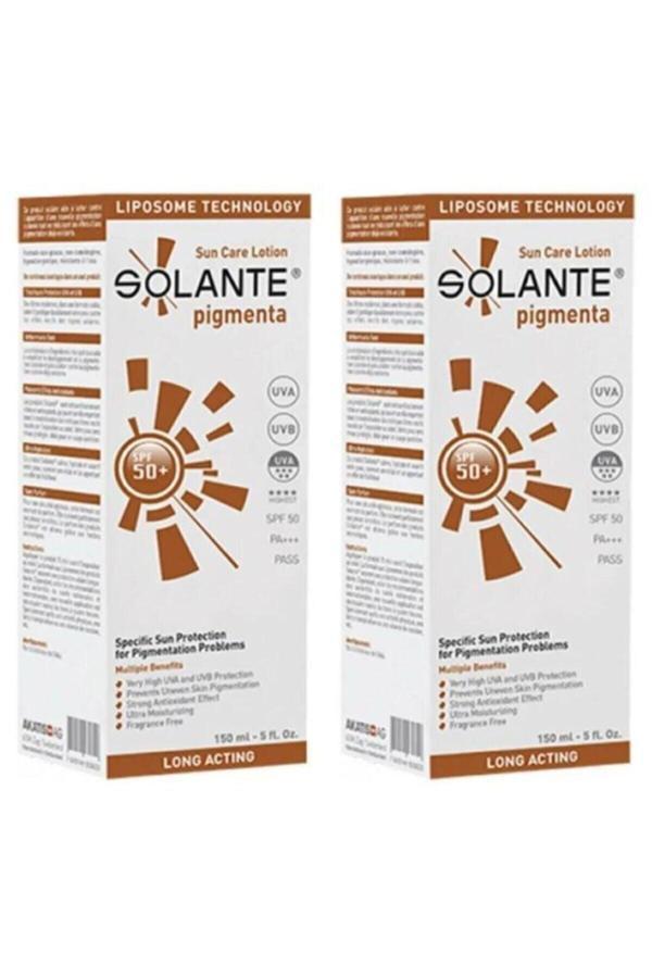 Solante Pigmenta Spf +50 Sun Care 150 Ml 2 Adet - Image 1