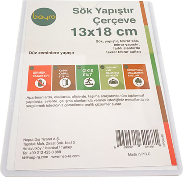 Mapi SÖK YAPIŞTIR ÇERÇEVE (13X18) (NP00049) DİKEY - Image 1