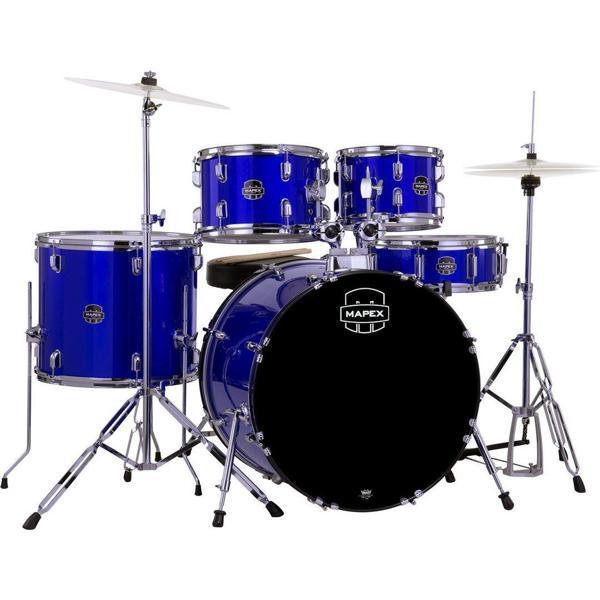 Mapex Comet Akustik Davul 22+10+12+16FT+14S (CM5294FTIB) - Image 1
