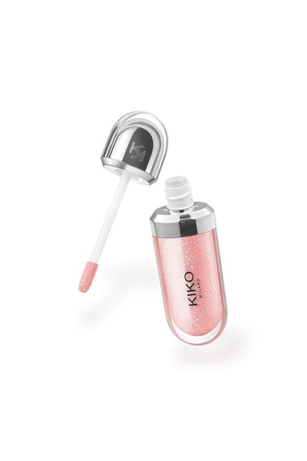 KIKO Dudak Parlatıcısı - 3D Hydra Lip Gloss - 04 Pearly Peach Rose - Besleyici ve Nemlendirici - Image 1