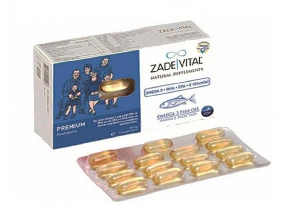 Zade Vital Omega 3 Balık Yağı Premium 60 Kapsül - Image 1