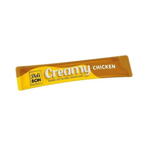 Delibon Creamy Tavuklu Sıvı Kedi Ödül Maması 15gr - Image 1