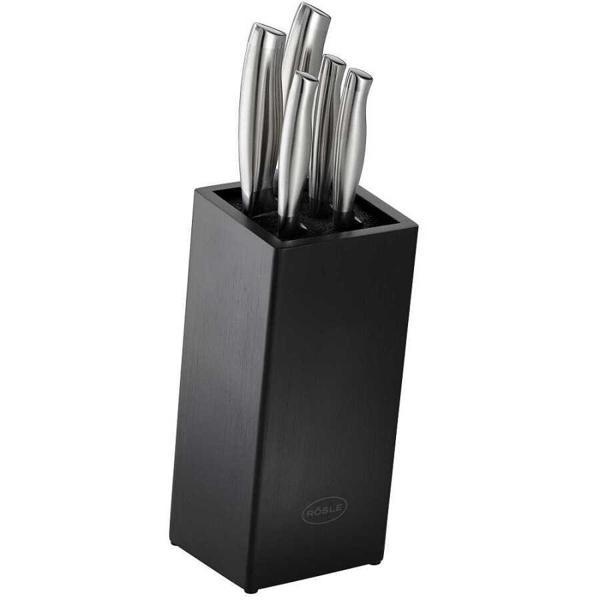 Rösle Basic Line Bıçak Seti Bambu Fırçalı Stant 6 Parça 13755 - Image 1