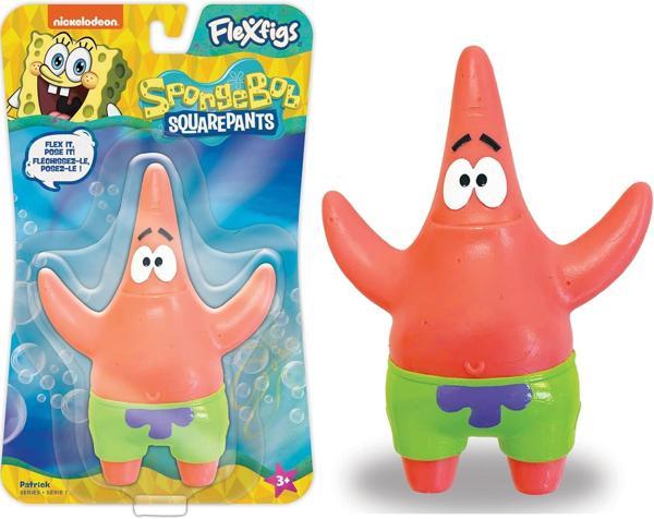 Nickelodeon Spongebob Squarepants FleXfigs Sünger Bob Patrick Esnek Hareketli Figür - 10 CM - Image 1