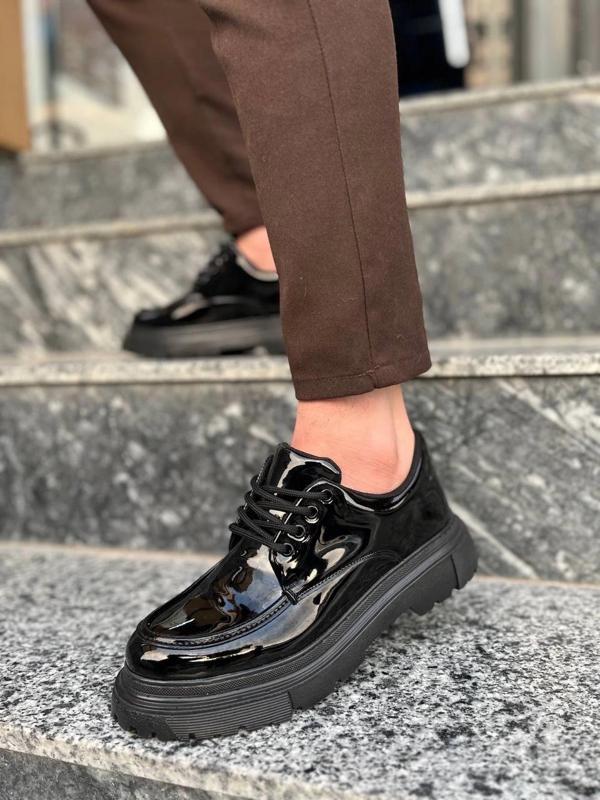 KB-X6 Kuback Kömür Rugan Günlük Erkek Ayakkabı - Image 1