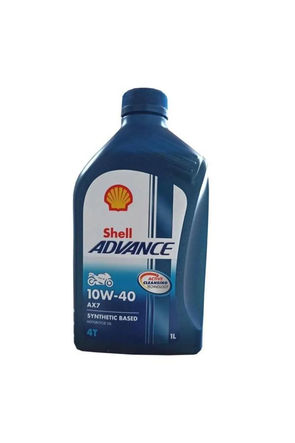 Shell Advance Ax7 4T 10W40 1 Lt 4 Zamanlı Motosiklet Motor Yağı - Image 1