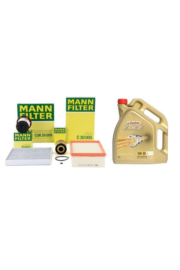 Mann Fılter Skoda Superb 2.0 Tdı Periyodik Bakım Seti Motor Yağlı Motor Yağlı - Image 1