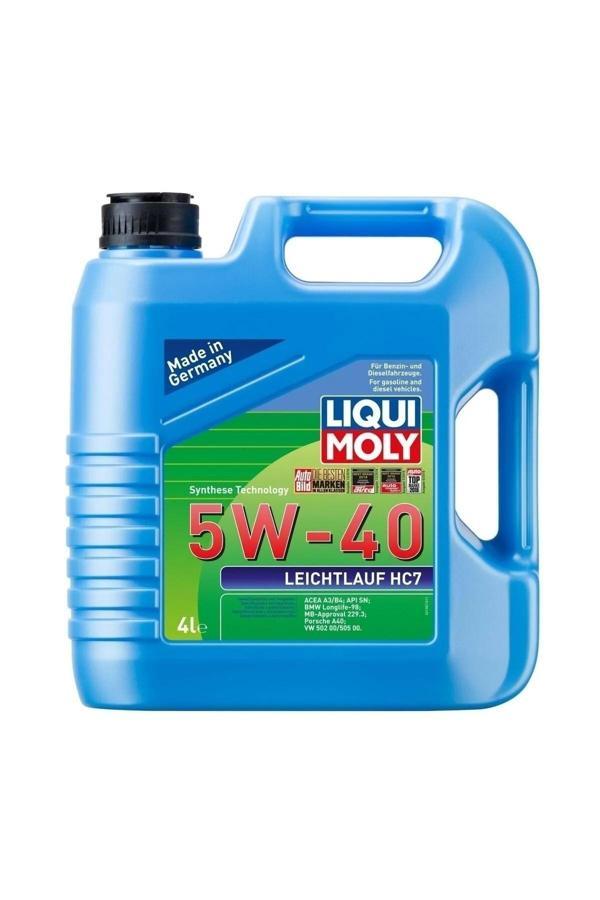 Liqui Moly Leichtlauf Hc7 5W/40 Tam Sentetik Motor Yağı 4 Lt (Ürt.Trh 2025) - Image 1