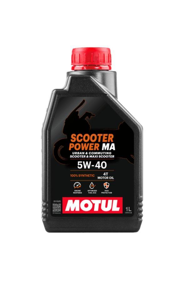 Mobil 1 Scooter Power 5W-40 Ma 4T Motosiklet Motor Yağı 1 Lt - Image 1